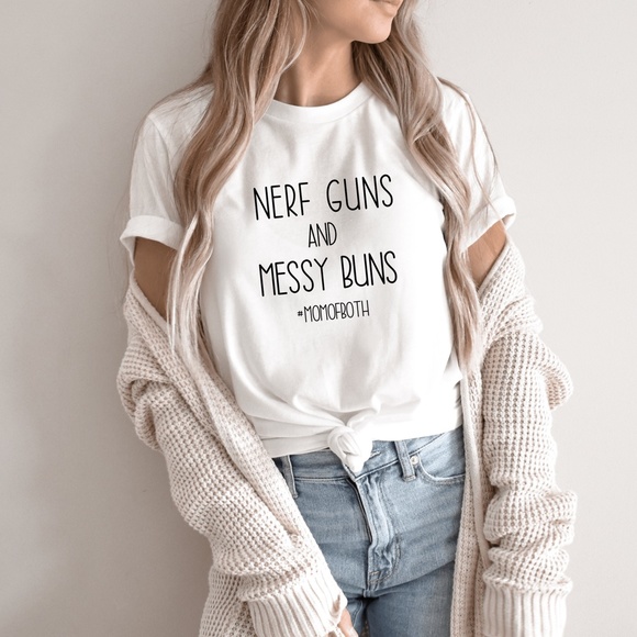 Bella Canvas Tops - Motherhood Sayings Tshirt